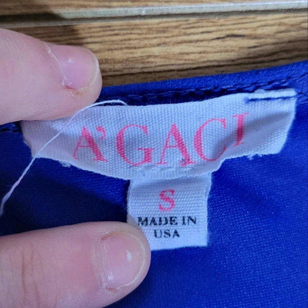 Vintage A'gaci Dress Made in USA - Picture 2 of 2